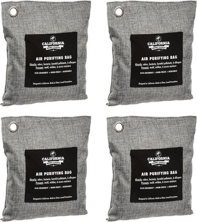 Main image of 4pk Naturally Activated Air Purifying Deodorizer Bag Charcoal Color 200g