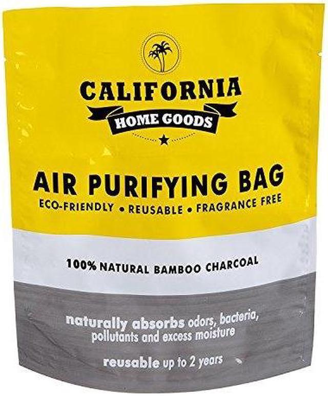 Alt view image 2 of 7 - 4pk Naturally Activated Air Purifying Deodorizer Bag Charcoal Color 200g