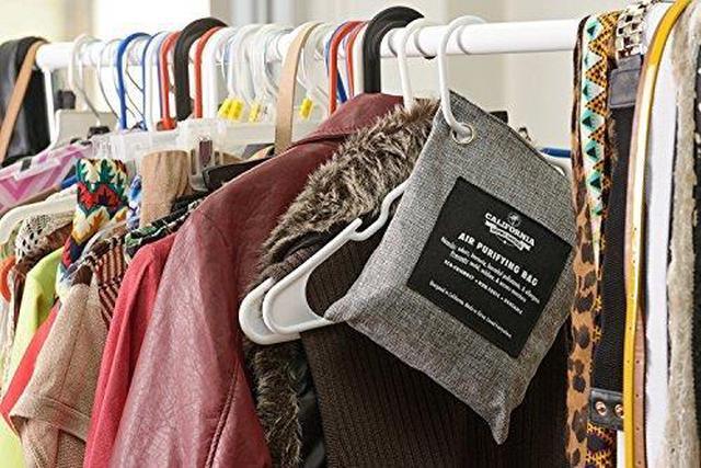 Alt view image 4 of 7 - 4pk Naturally Activated Air Purifying Deodorizer Bag Charcoal Color 200g