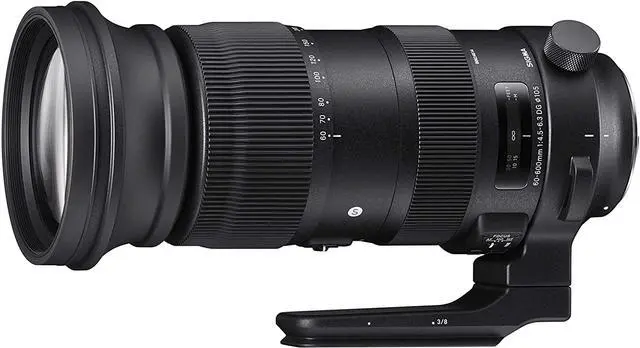Alt view image 20 of 20 - Sigma 60-600mm f/22-32 Fixed Zoom F4.5-6.3 DG OS HSM Camera Lenses, Black (730954), Canon EF