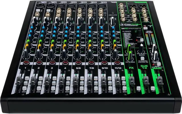 Alt view image 8 of 14 - Mackie ProFX12v3 USB Mixer