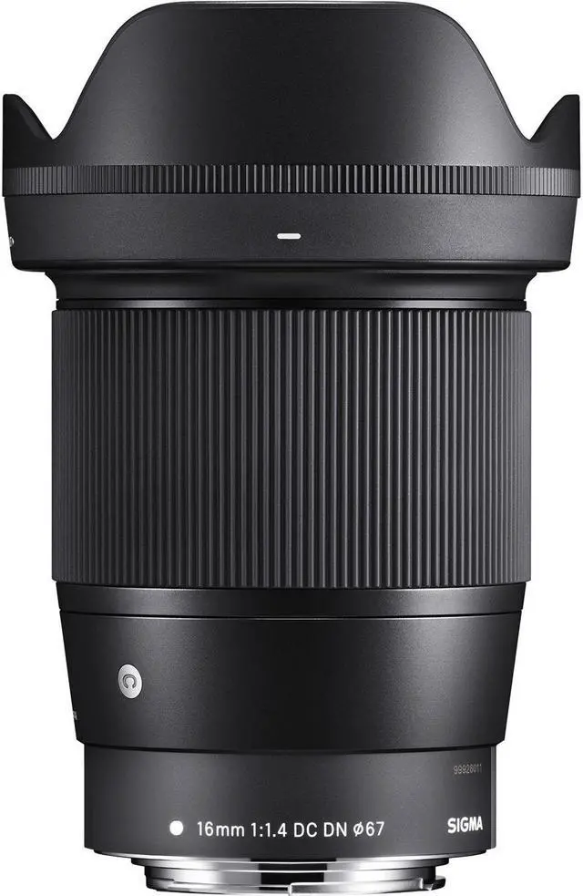 Alt view image 10 of 20 - Sigma 16mm F/1.4 DC DN Contemporary Lens for Canon EF-M (402971)