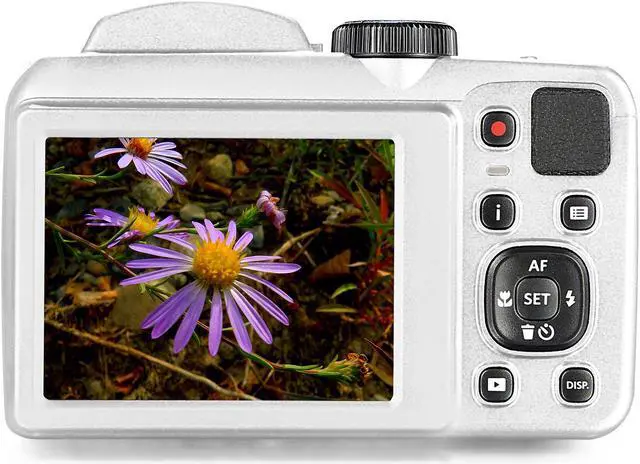 Alt view image 13 of 17 - Kodak PIXPRO AZ252 Astro Zoom 16MP Digital Camera (White)