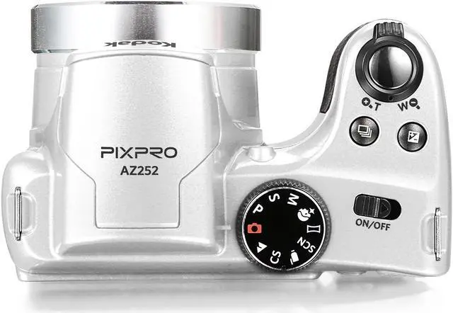 Alt view image 14 of 17 - Kodak PIXPRO AZ252 Astro Zoom 16MP Digital Camera (White)