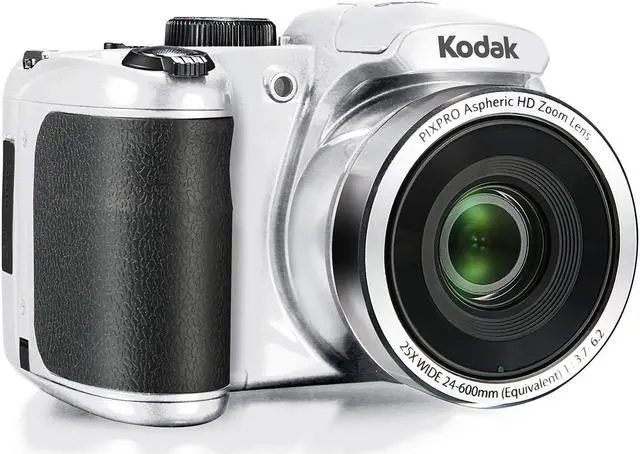 Alt view image 11 of 17 - Kodak PIXPRO AZ252 Astro Zoom 16MP Digital Camera (White)