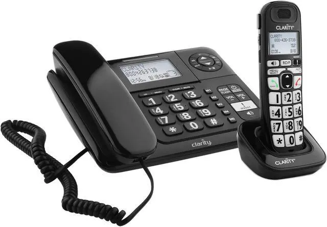 Alt view image 9 of 18 - Clarity 53727.000 E814CC Moderate Hearing Loss Corded and Cordless Phone Combo