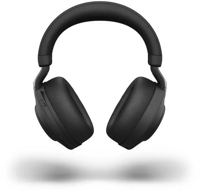 Alt view image 8 of 20 - Jabra Evolve2 85 UC Wireless Headphones with Link380a, Stereo, Black - Wireless Bluetooth Headset for Calls and Music, 37 Hours of Battery Life, Advanced Noise Cancelling Headphones