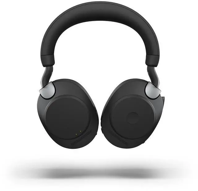 Alt view image 5 of 20 - Jabra Evolve2 85 UC Wireless Headphones with Link380a, Stereo, Black - Wireless Bluetooth Headset for Calls and Music, 37 Hours of Battery Life, Advanced Noise Cancelling Headphones