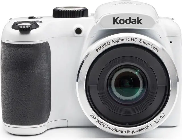 Alt view image 9 of 17 - Kodak PIXPRO AZ252 Astro Zoom 16MP Digital Camera (White)