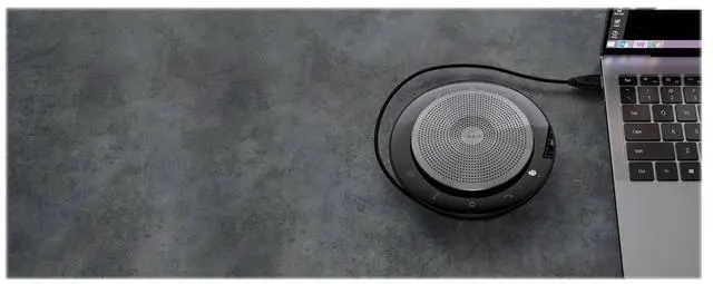 Alt view image 7 of 14 - Jabra Speak 750 UC Wireless Bluetooth Speaker for Softphones and Mobile Phones - Easy to Set Up - Lightweight, Portable Conference Call Speaker with Premium Audio, Ideal for Remote Collaboration