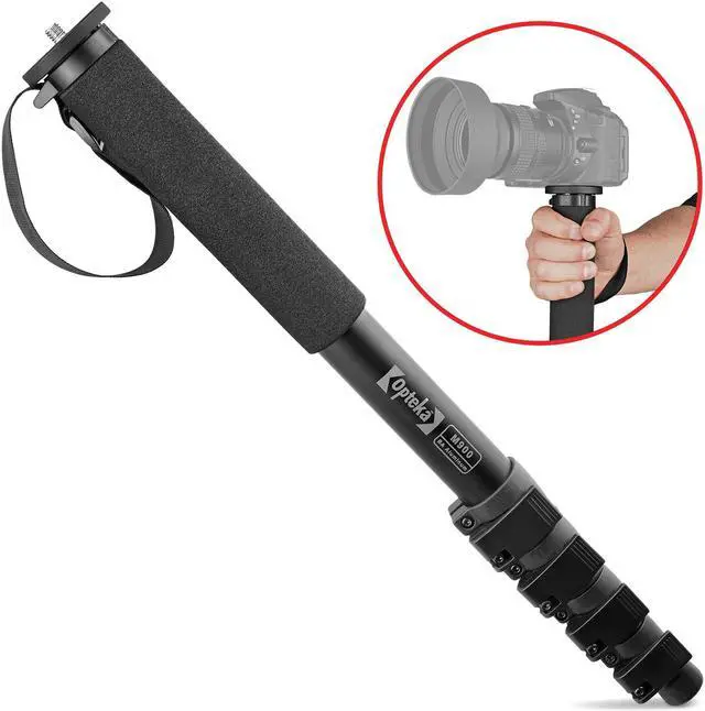 Alt view image 2 of 9 - Opteka M900 71-Inch 5 Section Ultra Heavy Duty Monopod (supports up to 30 lbs)
