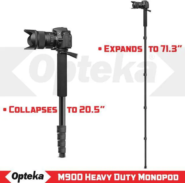 Alt view image 4 of 9 - Opteka M900 71-Inch 5 Section Ultra Heavy Duty Monopod (supports up to 30 lbs)