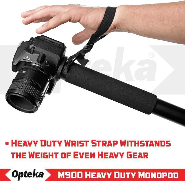 Alt view image 7 of 9 - Opteka M900 71-Inch 5 Section Ultra Heavy Duty Monopod (supports up to 30 lbs)