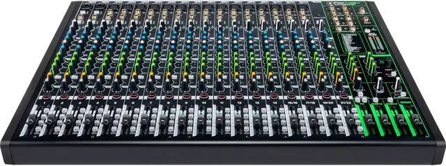 Alt view image 4 of 7 - Mackie ProFX22v3 22-Channel Unpowered Mixer USB Bundle with Waveform OEM DAW, 4x Mophead 10-Foot TRS Cable, 4x 10-Foot XLR Cable, 2x 1/4" to 3.5mm Adapter, 10x Cable Ties and Microfiber Cloth