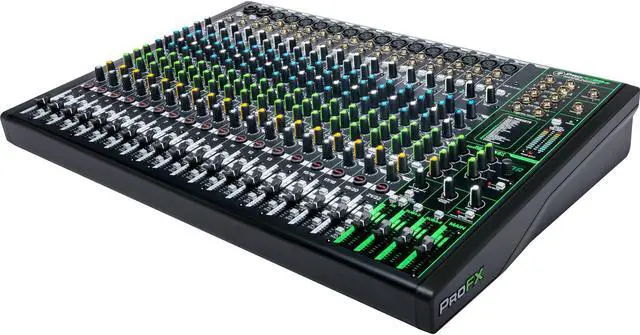 Alt view image 3 of 10 - Mackie ProFX22v3 22 Channel 4-bus Professional Effects Mixer with USB