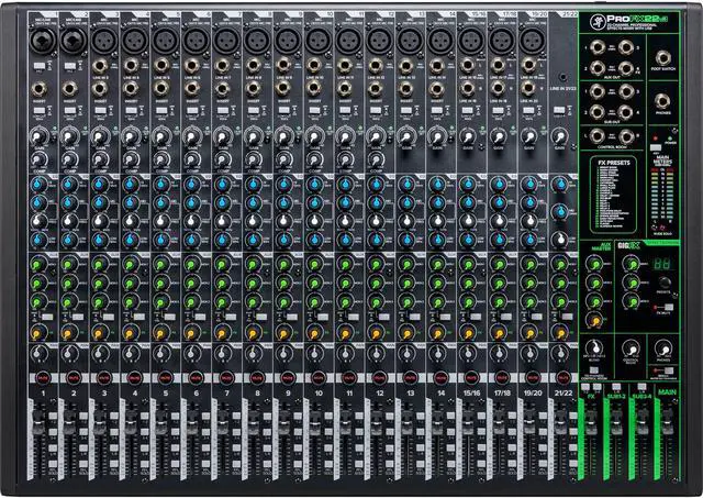 Main image of Mackie ProFX22v3 22 Channel 4-bus Professional Effects Mixer with USB