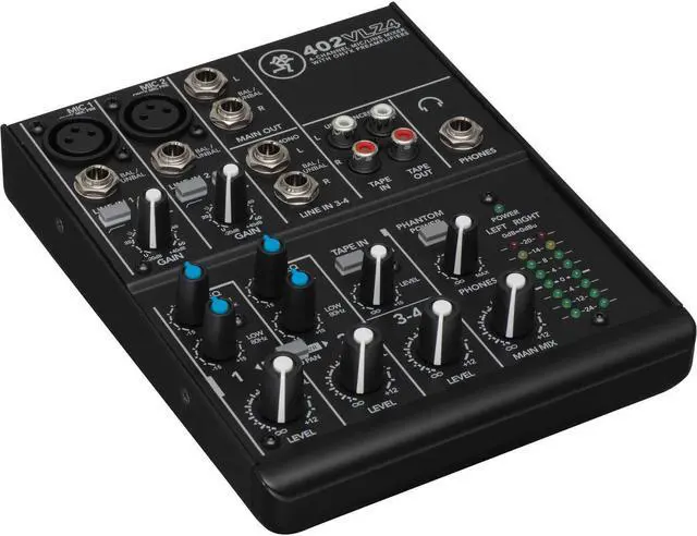 Alt view image 9 of 18 - Mackie 402VLZ4 4-Channel Ultra-Compact Mixer