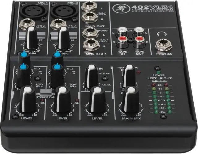 Alt view image 11 of 18 - Mackie 402VLZ4 4-Channel Ultra-Compact Mixer