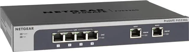 Main image of NETGEAR ProSafe Dual WAN VPN Firewall with SSL and IPSec VPN (FVS336G)