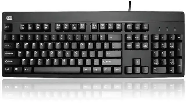 Alt view image 3 of 20 - Adesso Ip67 Rated Waterproof, Antimicrobial Multimedia Usb Keyboard With 2X Pri