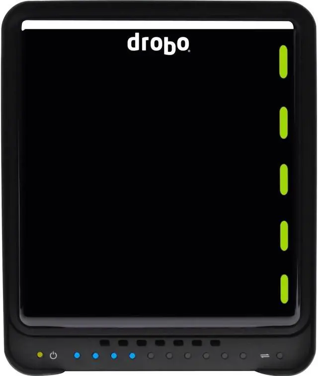 Alt view image 2 of 20 - Drobo 5C 5-Drive Direct Attached Storage (DAS) Array with USB 3.0 port, Type-C (DDR4A21)