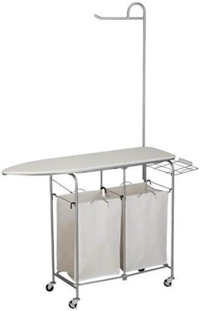 Alt view image 4 of 5 - Honey-Can-Do SRT-01974 Foldable Ironing Laundry Center And Valet