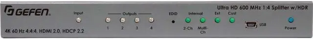 Main image of GEFEN EXT-UHD600-14 Ultra HD 600 MHz  Splitter