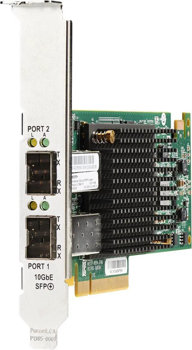 Alt view image 3 of 6 - HP Ethernet 10Gb 2-port 557SFP+ Adapter