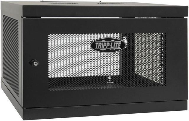 Alt view image 5 of 20 - Tripp Lite 6U Wall Mount Rack Enclosure Server Cabinet, Knock Down, 16.5" Deep, Switch Depth (SRW6UKD)