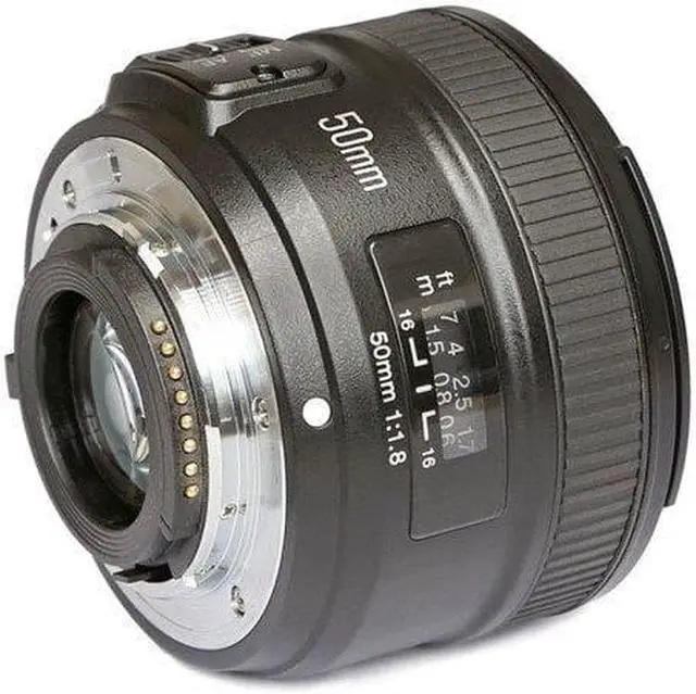 Alt view image 2 of 13 - Yongnuo YN 50mm F/1.8 1:1.8 AF Standard Prime Lens for Nikon DSLR Cameras