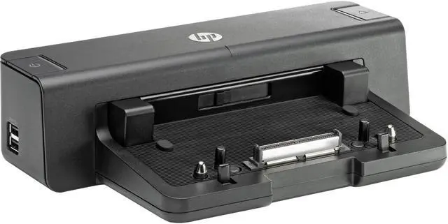 Main image of HP 2012 90W Docking Station - for Notebook - Proprietary Interface - 4 x USB Ports - 4 x USB 3.0 - Network (RJ-45) - DVI - VGA - DisplayPort - Audio Line In - Audio Line Out - Docking