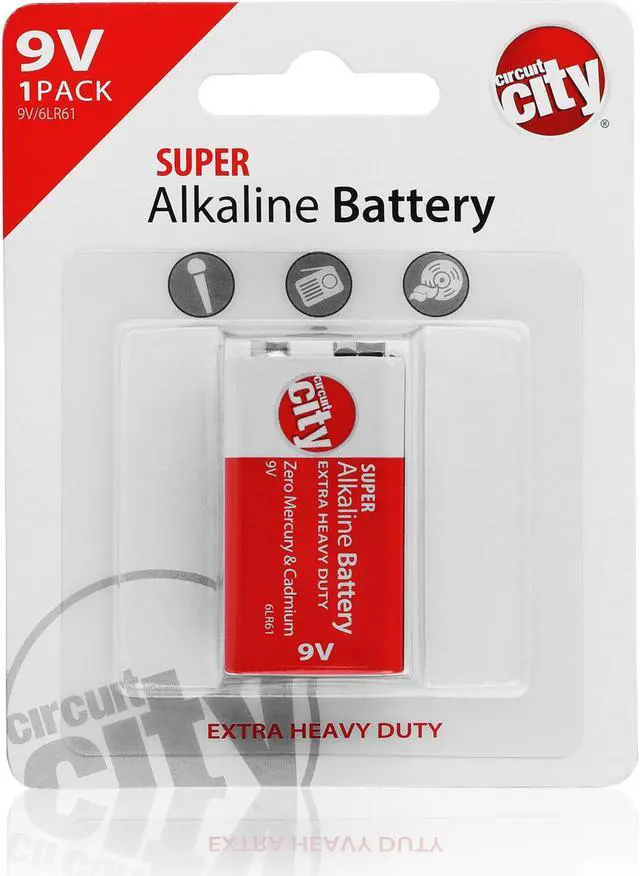 Alt view image 2 of 4 - Essential Circuit City 9V High Performance  Alkaline Batteries  (2 Pack)
