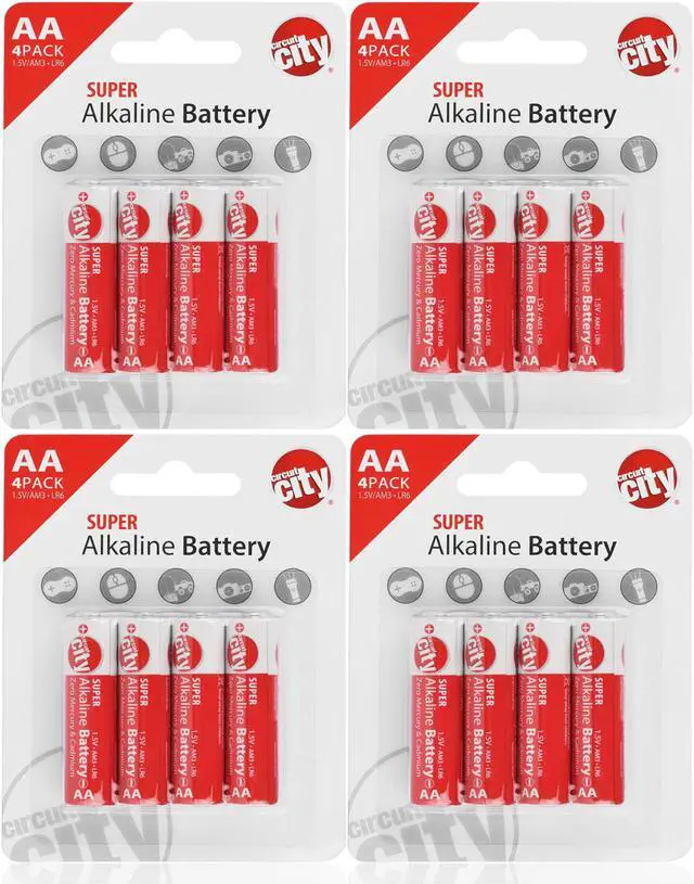 Main image of Essential Circuit City AA High Performance  Alkaline Batteries  (16 Pack)