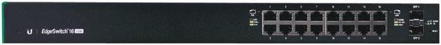 Alt view image 3 of 17 - Ubiquiti Networks EdgeSwitch ES-16-150W-US Managed PoE+ Gigabit Switch with SFP, 150W