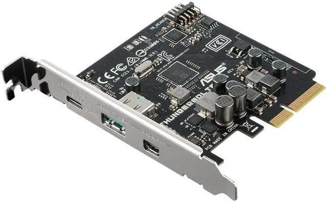 Alt view image 8 of 20 - Asus Thunderboltex 3 Thunderbolt/Usb Adapter