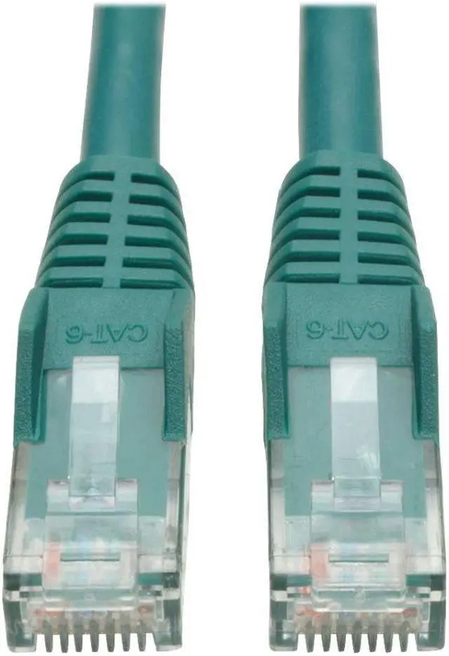 Main image of CAT6 GBE SNAGLESS MOLDED PATCH CABLE UTP GREEN RJ45 M/M 6IN
