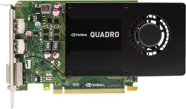 Alt view image 3 of 7 - HP Quadro K2200 Graphic Card - 4 GB GDDR5 SDRAM - PCI Express 2.0 x16 - J3G88AT