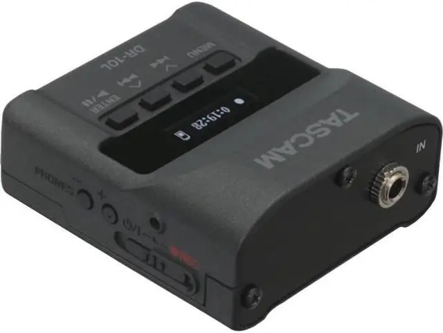 Alt view image 10 of 20 - Tascam DR-10L Compact Digital Audio Recorder and Lavalier Mic Combo