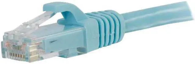 Alt view image 3 of 8 - C2G 00763 7FT CAT6A SNAGLESS UNSHIELDED (UTP) ETHERNET NETWORK PATCH CABLE - AQUA