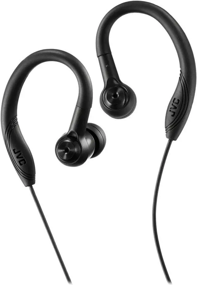 Alt view image 3 of 16 - JVC HAEC10B Entry-Level Fitness Headphones
