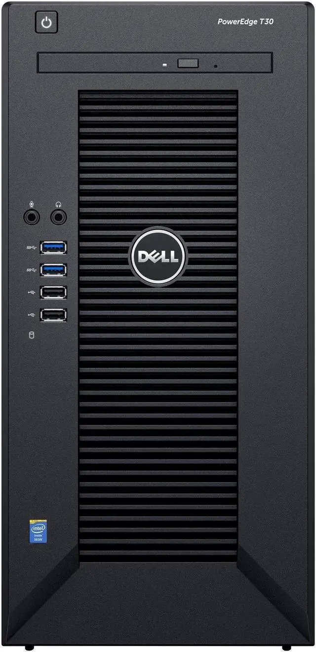 Alt view image 7 of 8 - Dell PowerEdge T30 Mini-tower Server - 1 x Intel Pentium G4400 Dual-core (2 Core) 3.30 GHz - 4 GB Installed DDR4 SDRAM - 1 TB (1 x 1 TB) Serial ATA/600 HDD - Serial ATA/600 Controller - 290 W