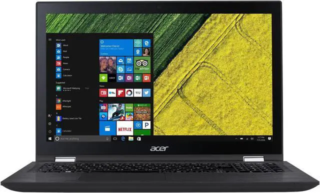 Alt view image 8 of 12 - Acer Spin 3 SP315-51-73UG Intel Core i7 7th Gen 7500U (2.7 GHz) 8 GB Memory 128 GB SSD 15.6" Touchscreen 1920 x 1080 2-in-1 Laptop Windows 10 Home 64-Bit