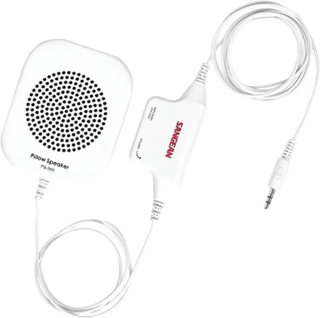Alt view image 8 of 16 - SANGEAN PS-300 Pillow Speaker with in-line Volume Control and Amplifier -