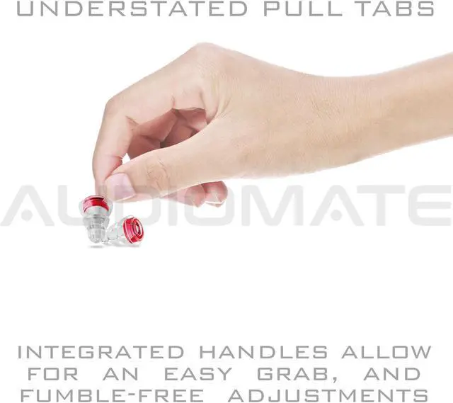 Alt view image 3 of 9 - Audiomate High-Fidelity Earplugs with Metal Keychain Carry Case and 2 Interchangeable Earbuds Comfortable Soft Silicone HiFi Noise Attenuating Ear Plugs for Musicians, Concert, Sleeping & More