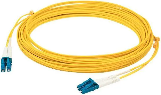 Main image of AddOn 2m ALC (Male) to LC (Male) Yellow OS2 Duplex OFNR (Riser-Rated) Fiber Patch Cable - 100% and