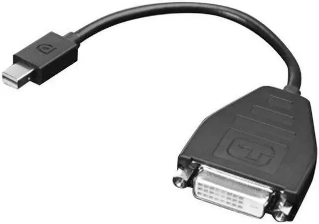 Alt view image 4 of 16 - Lenovo 0B47090 Mini-DisplayPort to DVI-D Adapter