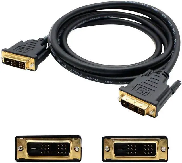 Alt view image 2 of 8 - AddOn 5 Pack 15ft DVI-D Cable - DVI cable - single link - DVI-D (M) to DVI-