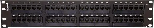 Alt view image 3 of 15 - C2G 37200 48-PORT CAT6 110-TYPE PATCH PANEL