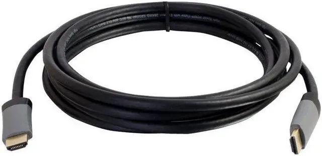 Alt view image 4 of 17 - C2G 50632 Select 4K UHD High Speed HDMI Cable (60Hz) with Ethernet M/M, in-Wall CL2-Rated, Black (20 Feet, 6.09 Meters)