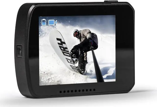 Alt view image 14 of 20 - Veho MUVI K-Series K-2 Pro 4k Wi-Fi Handsfree Camera with 12MP Resolution, LCD Touch Screen and Carry Case, Black (VCC-007-K2PRO)